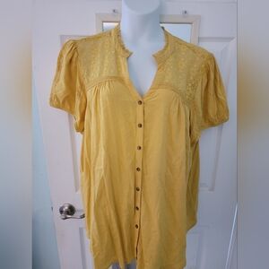 Lace detail victorian top blouse